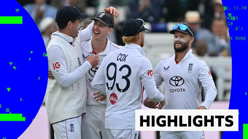 England v Pakistan, Second Test, day four Lord’s – highlights