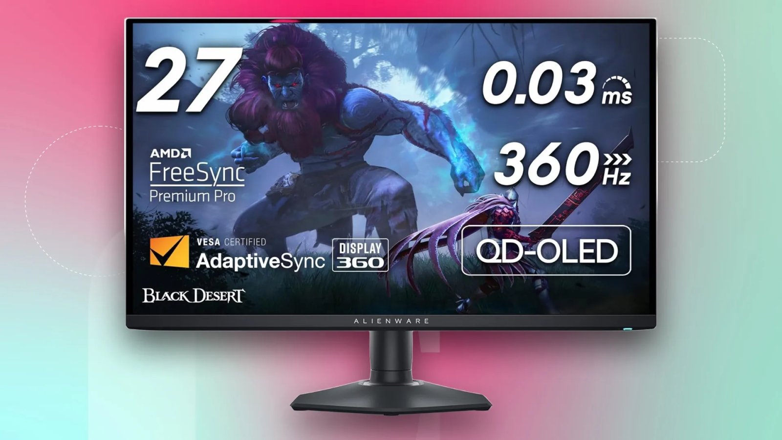 Save $150 on This Alienware OLED Gaming Monitor With a Blazing-Fast Refresh Rate