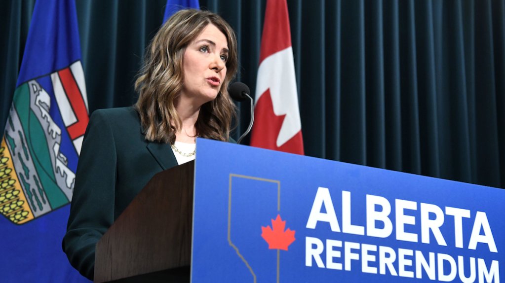 Danielle Smith muses about holding binding separation vote before next year’s general election