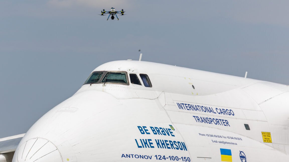Explosive drone found hovering near Ukrainian cargo aircraft at German airport