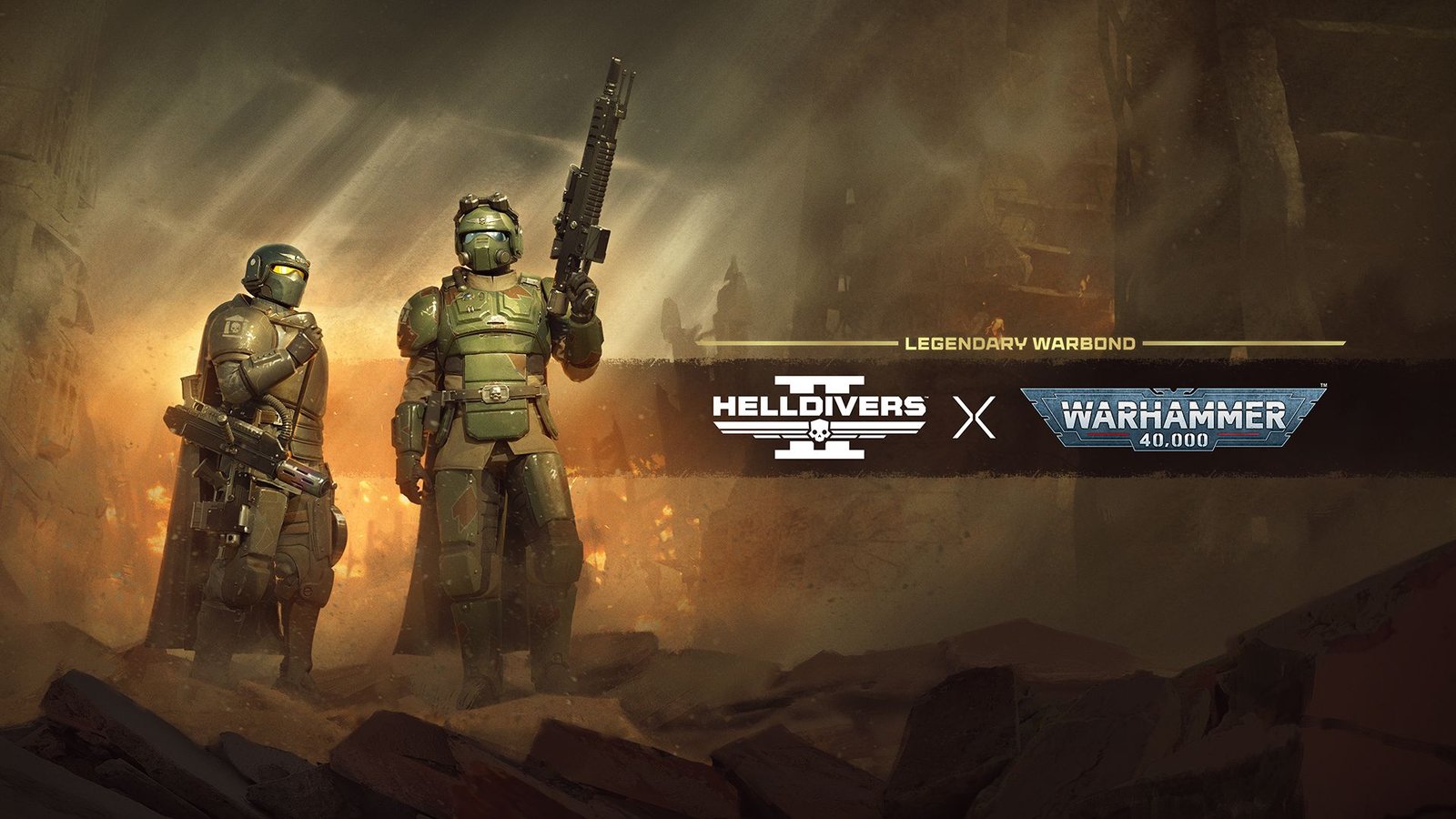 HELLDIVERS 2 x Warhammer 40,000 Legendary Warbond, Launching August 12