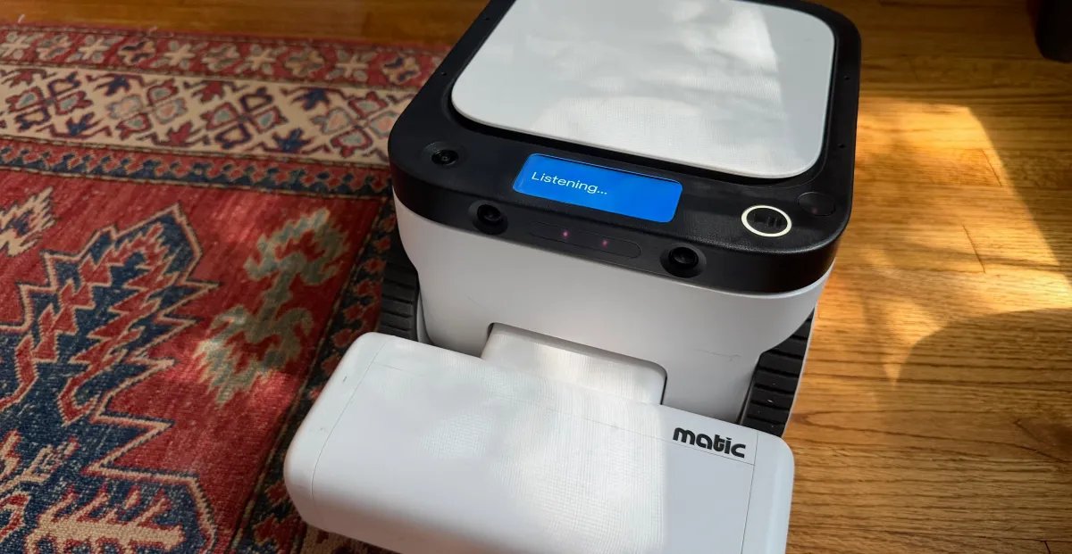 The Matic robot vacuum now supports gesture controls 