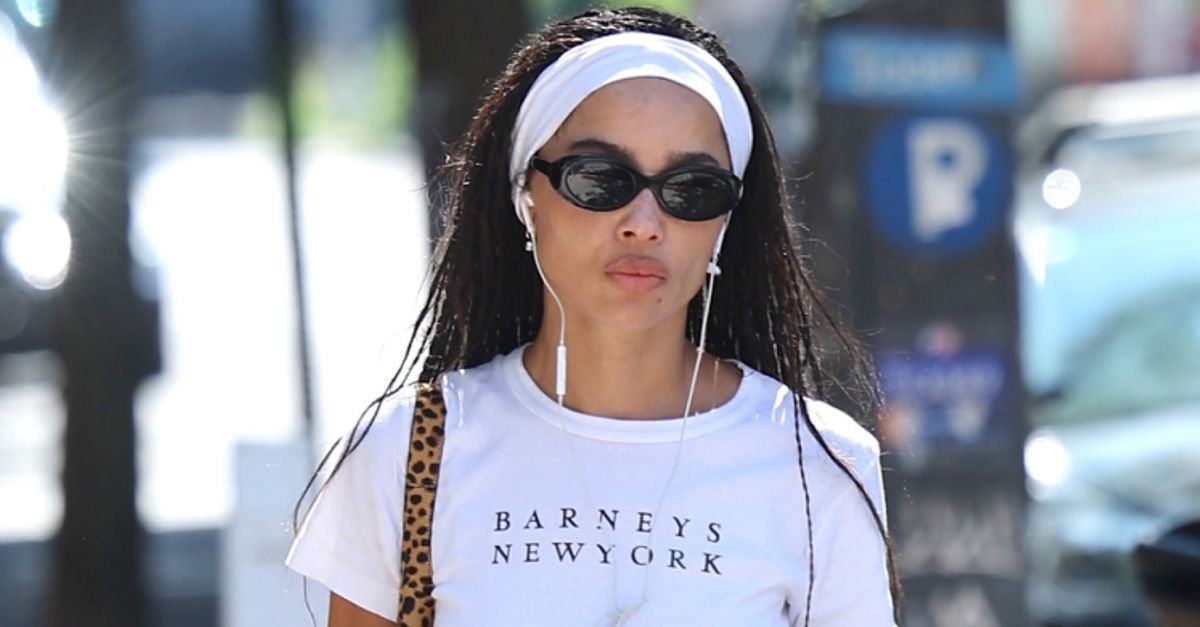 Zoë Kravitz Wore the Shoe Trend That Looks Best With Shorts