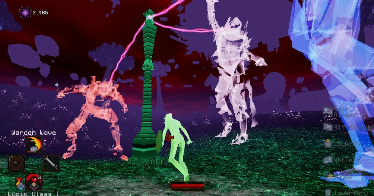 Someone’s head is killing me in Memoirium, a PSX-styled soulslike about battling through bizarre dreamscapes and decorating your bedroom