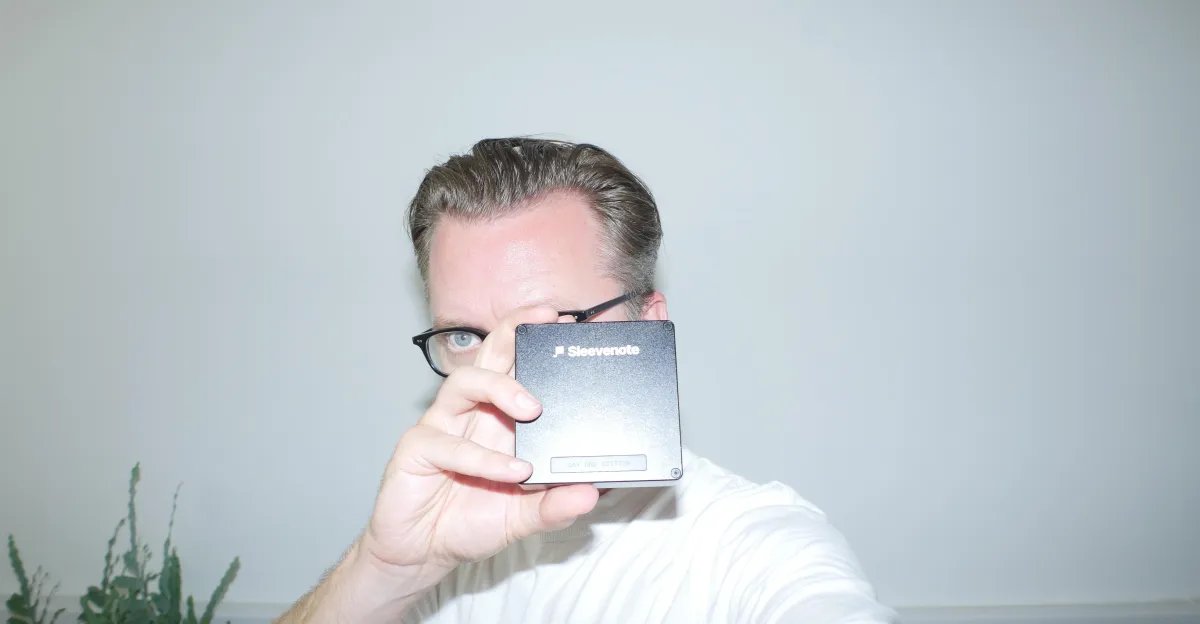 Musician Tom Vek is building the Sleevenote digital music player
