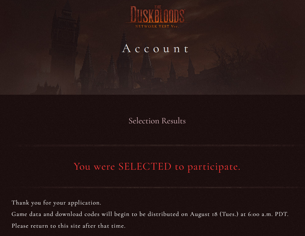 Here’s How To Check If You Can Play The Duskbloods This Month