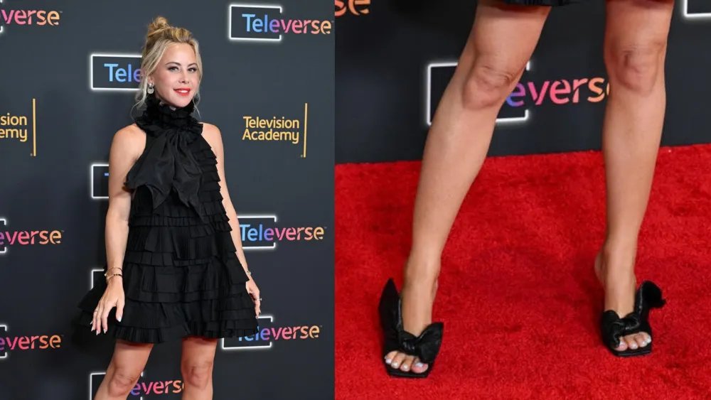 Tara Lipinski Rewears Givenchy Bow Mules From ‘Devil Wears Prada 2’