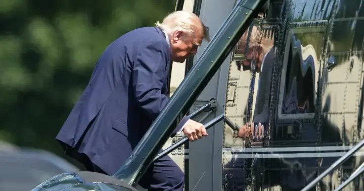Marine One carrying Trump had close call with plane near D.C. airport – National