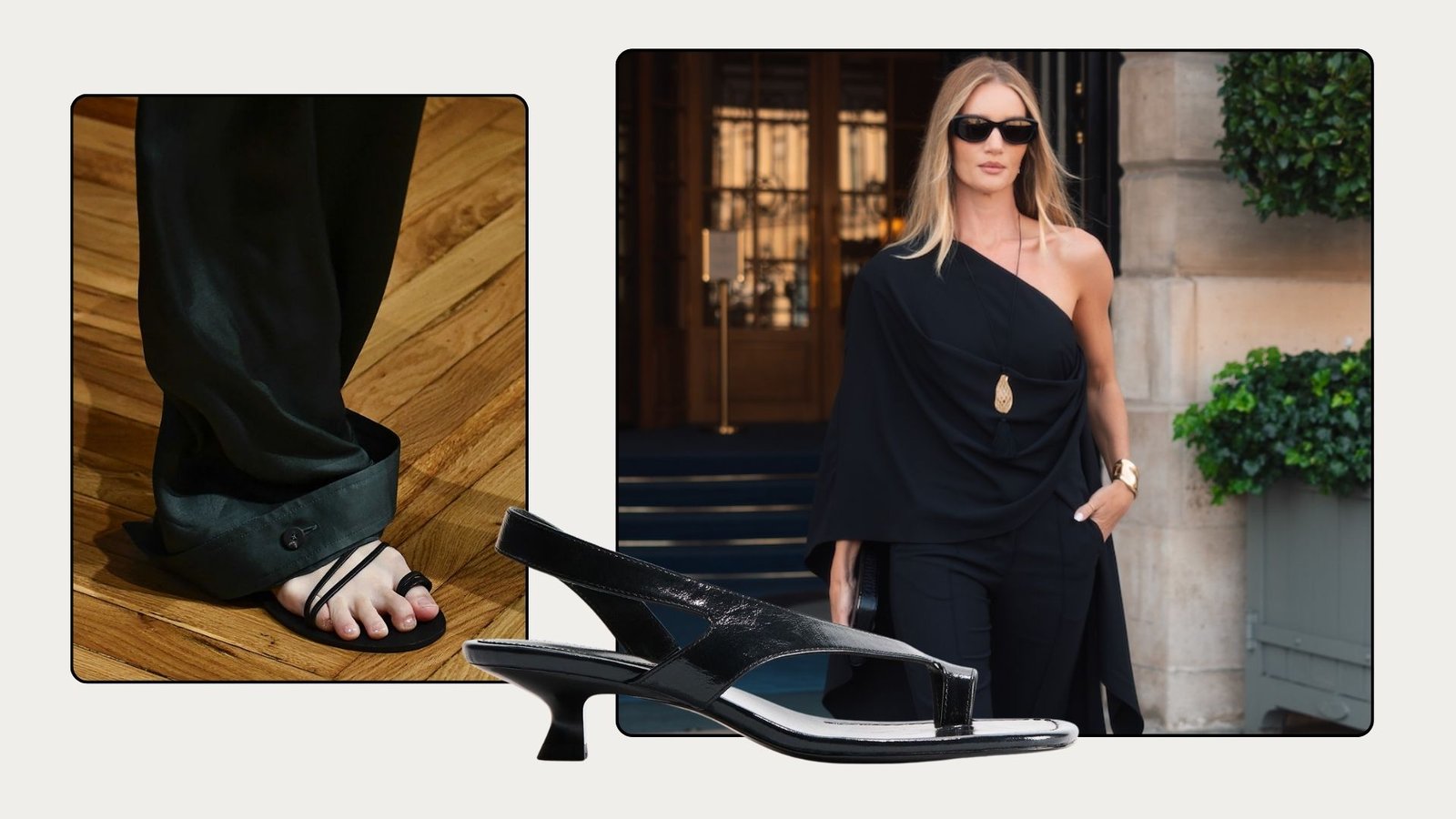 Not Flip-Flops—Rosie Huntingon-Whiteley Just Wore This Understated Summer Sandal Trend