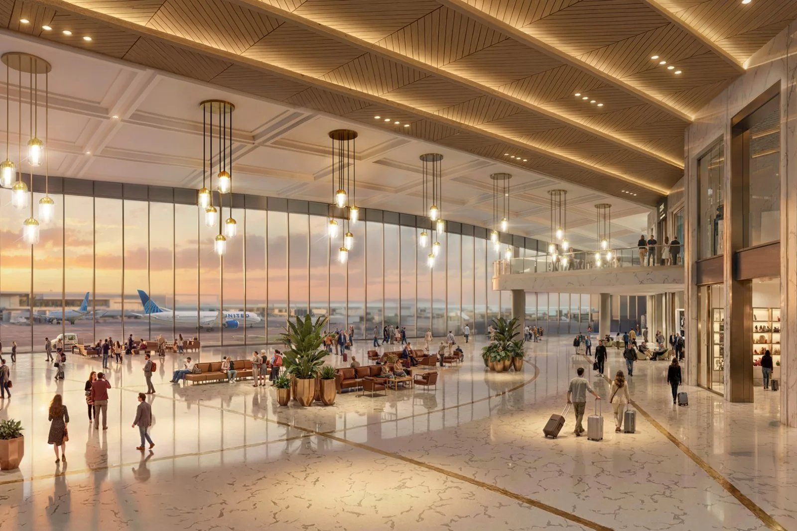 United to see big boost from Dulles airport redevelopment