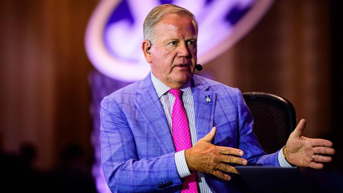 Brian Kelly’s game-by-game 2026 predictions for LSU, Notre Dame