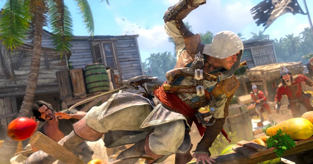 Assassin’s Creed Black Flag Resynced patch makes the very important change of letting you hide Edward’s blowpipe