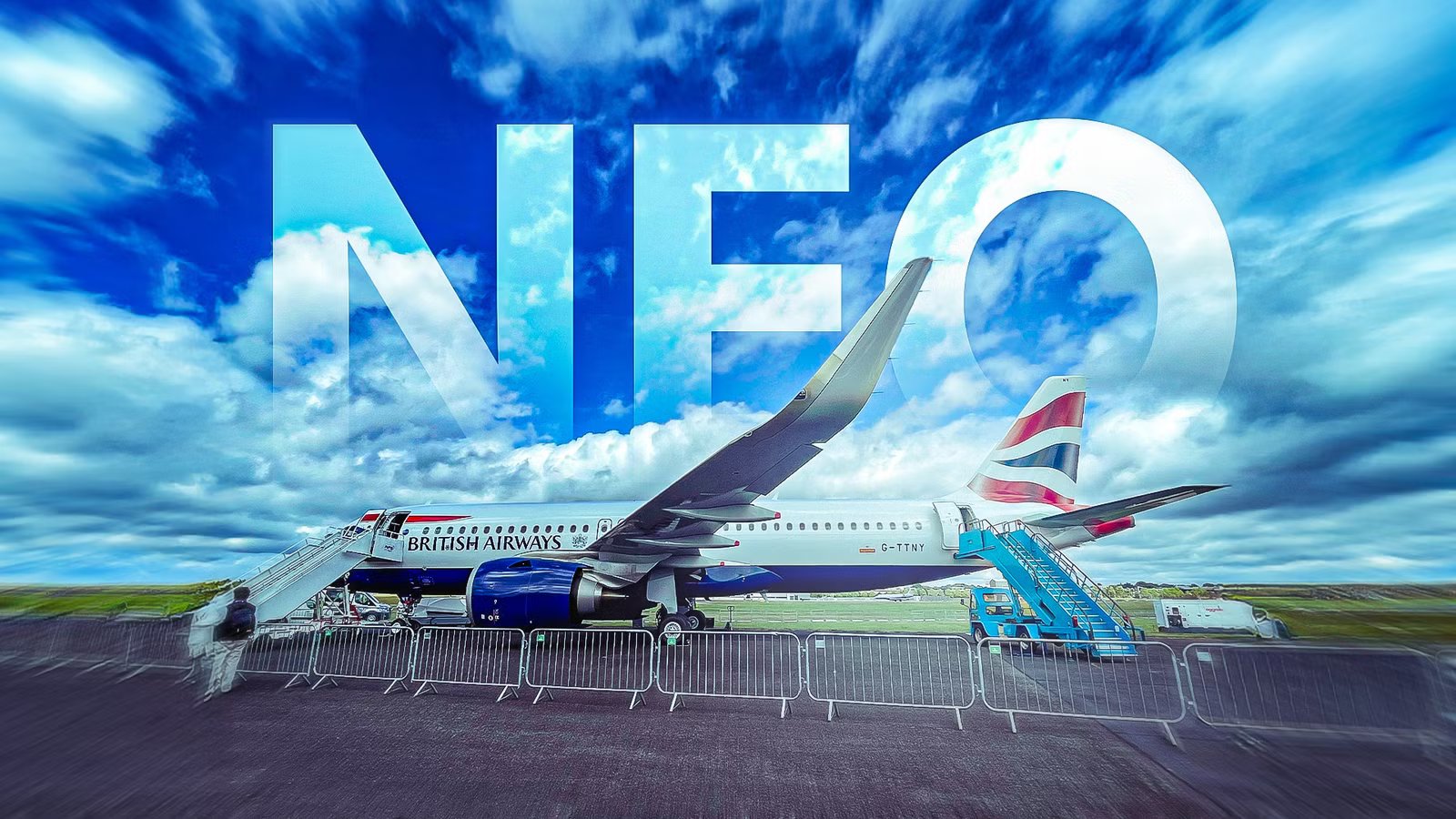 Baggage Container Catches Fire Moments Before Loading Onto British Airways A321neo