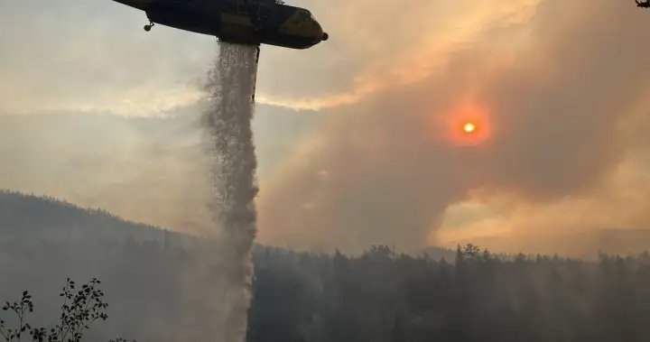 Smoke in B.C. Interior causing poor air quality but helping fire fight