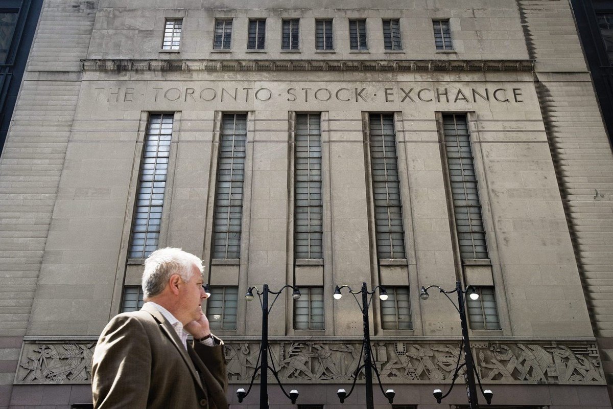 S&P/TSX composite down in late-morning trading, U.S. stock markets trade higher