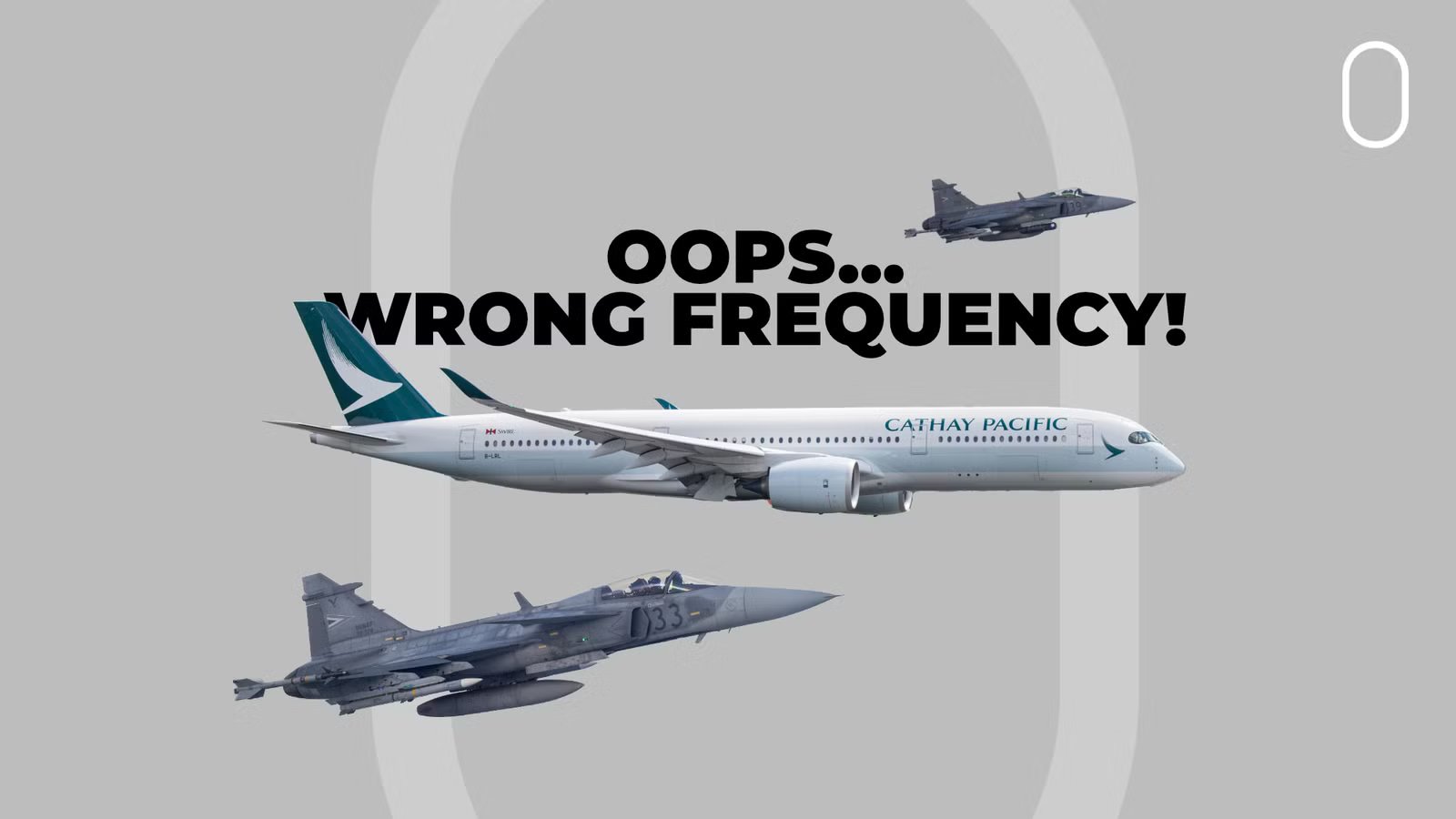 Cathay Pacific Jet Intercepted By NATO Fighter Jets Due To Incorrect Radio Frequency!