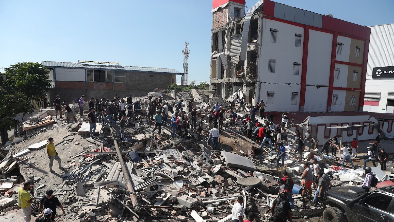 Colombia earthquake: At least 24 dead, people trapped in collapsed buildings, officials say