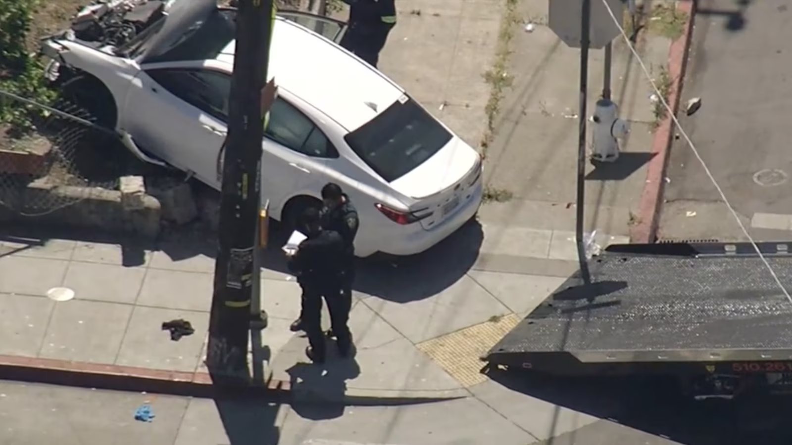 Child driver strikes woman walking dog in crosswalk, critically injuring her: Police