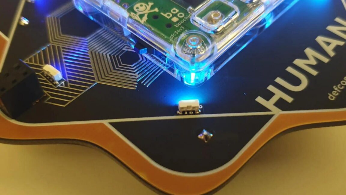 Defcon’s new badge is a security key you can see inside