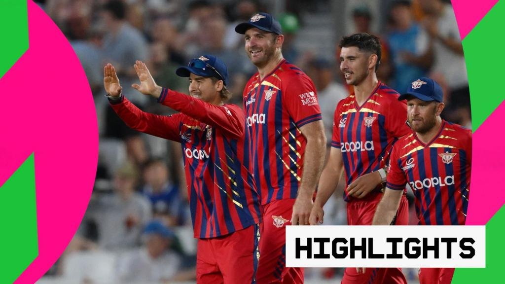 Men’s Hundred Eliminator: Manchester Super Giants v Sunrisers Leeds highlights