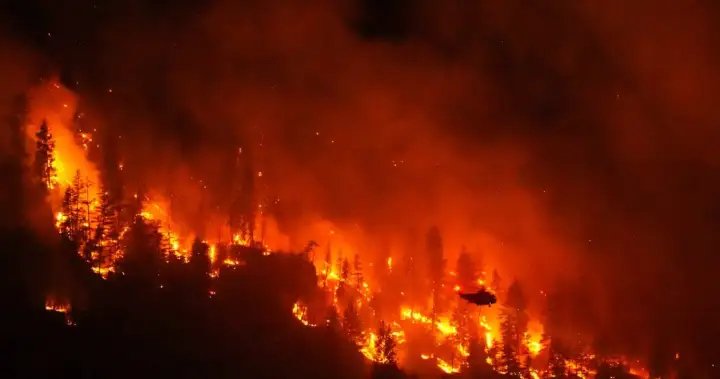 Thousands remain under evacuation order due to wildfire on west side of Okanagan Lake