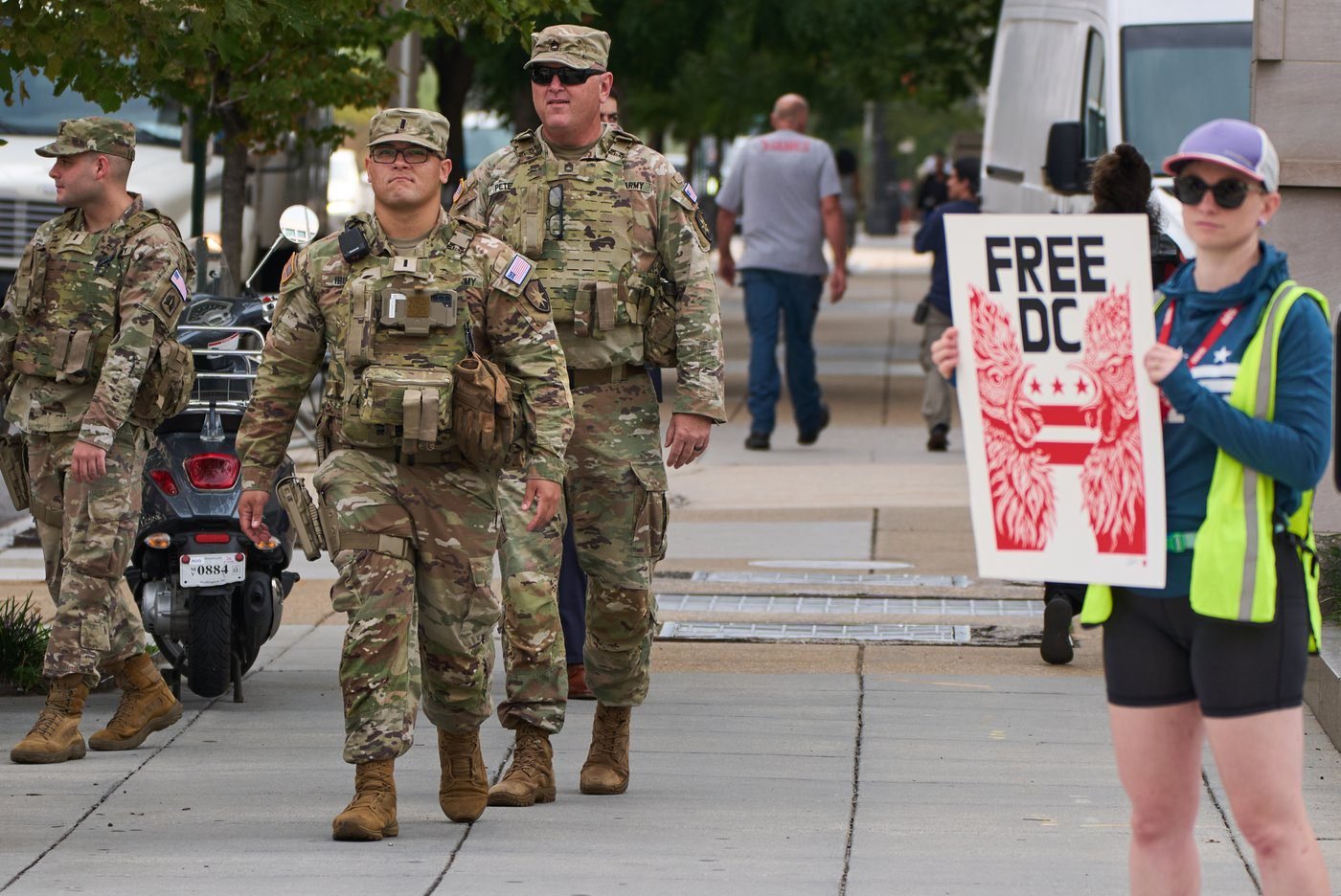 Trump threatens lawsuit against nonprofit that questioned whether National Guard plan lessened crime