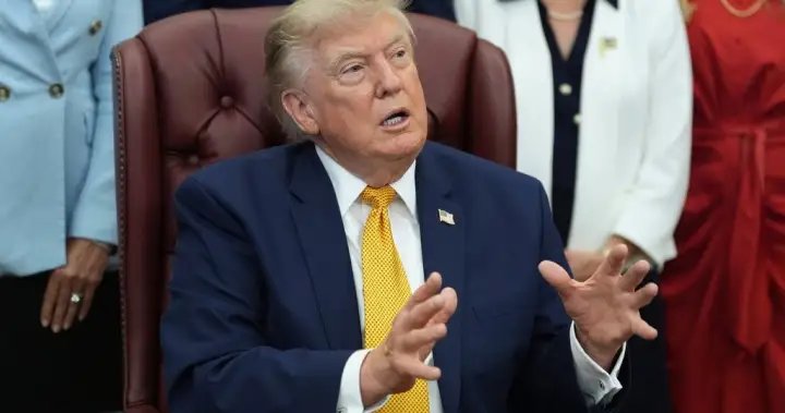 Trump says U.S. attorney ‘choked’ by dropping Reflecting Pool vandal case – National