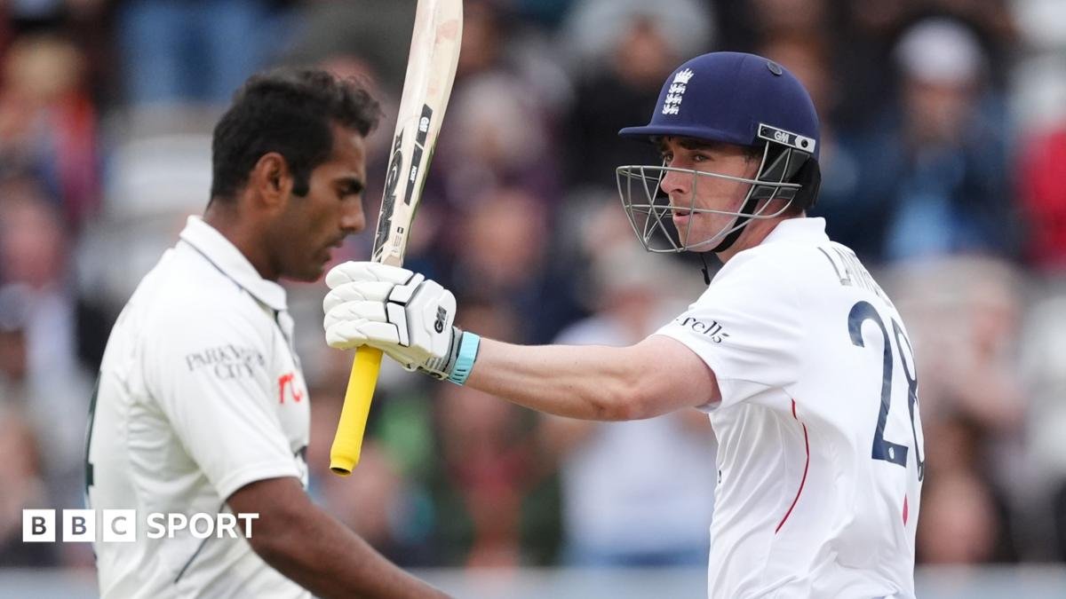 England vs Pakistan: Dan Lawrence impresses as weather disrupts second Test at Lord’s