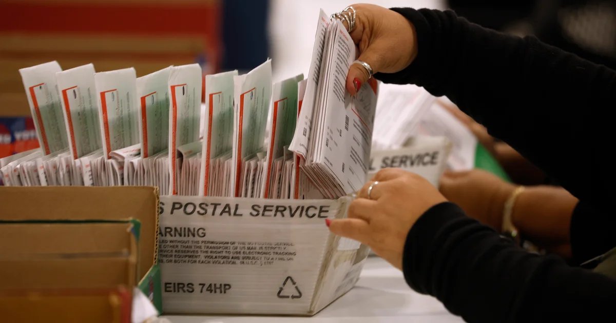 24 states sue to block new Postal Service rules for mail voting ahead of midterms