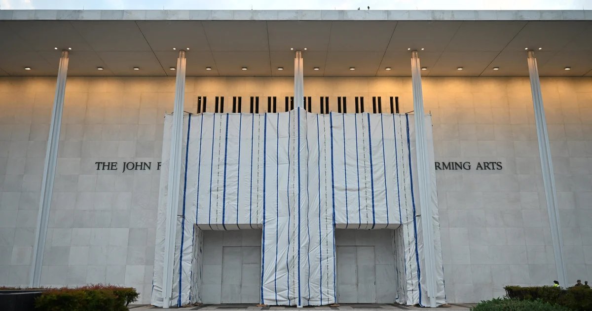 Judge considers Kennedy Center board’s push to put Trump’s name back on building