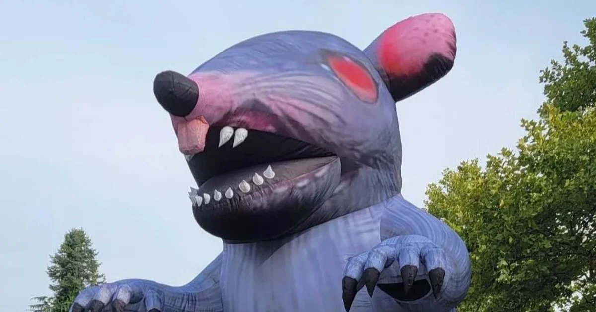 Xbox CEO Asha Sharma’s internal playthrough of The Elder Scrolls 6 disrupted by a giant inflatable rat, as Bethesda union protests cuts