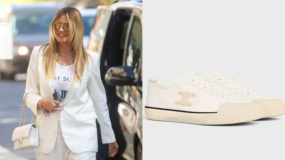 Heidi Klum Stays Loyal to Her Luxury Canvas Sneakers While in Berlin