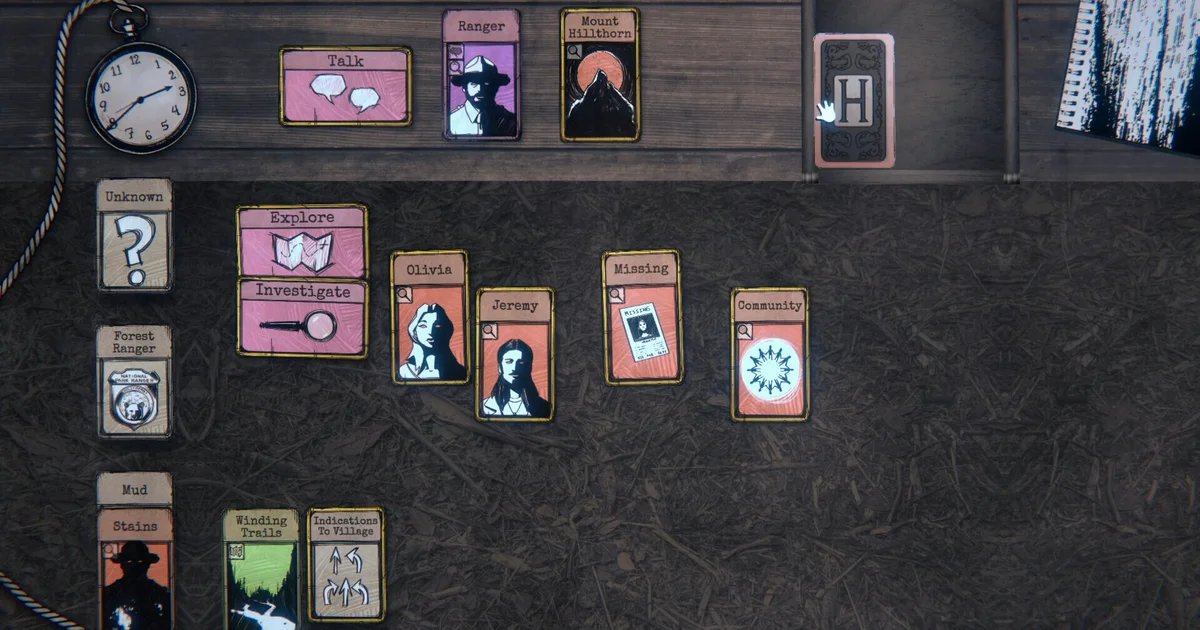 Solve a mountain mystery via the medium of creepy cards in Hillthorn, which has an excellent demo