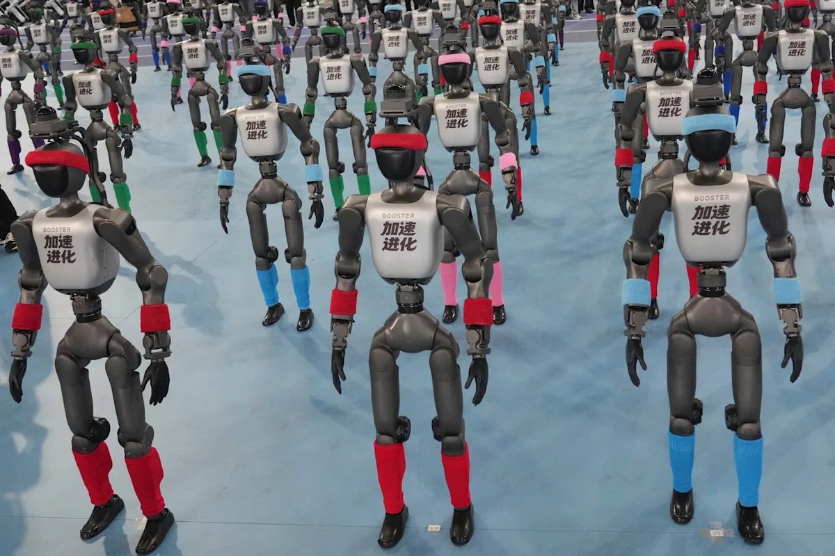 Chinese humanoid robots smash human records in 100m sprint and high jump at Beijing robot games