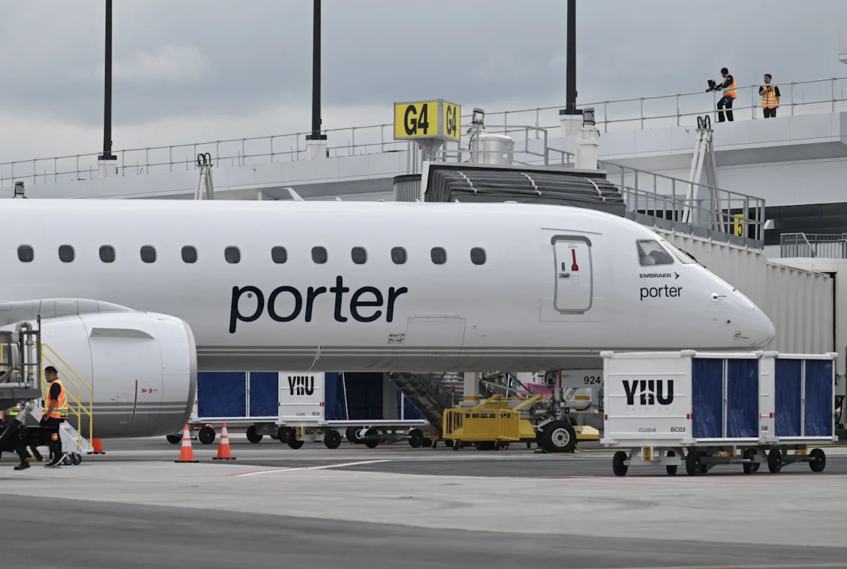 Porter Airline flight cancelled due to child refusing to fasten seatbelt
