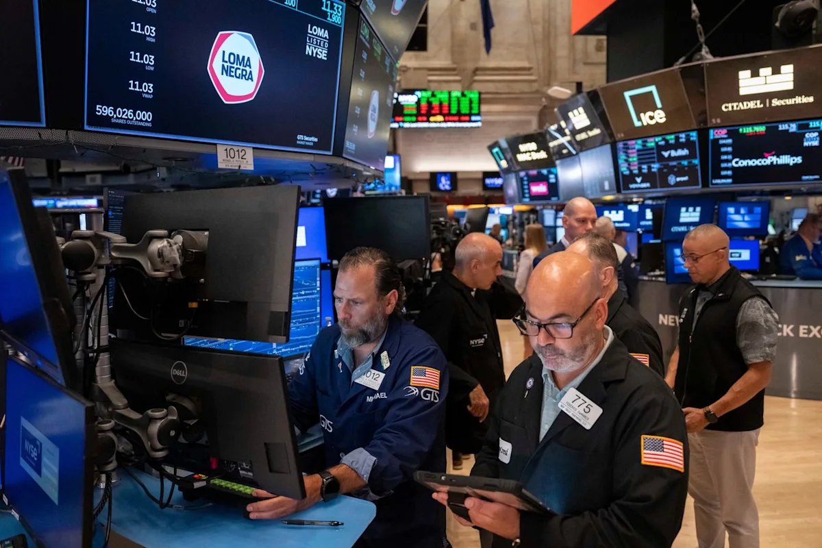 Wall Street flirts with a record after AI stocks rise and worries about inflation ease a bit