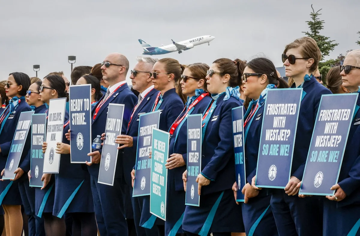 WestJet cancels flights as Sunday strike deadline looms