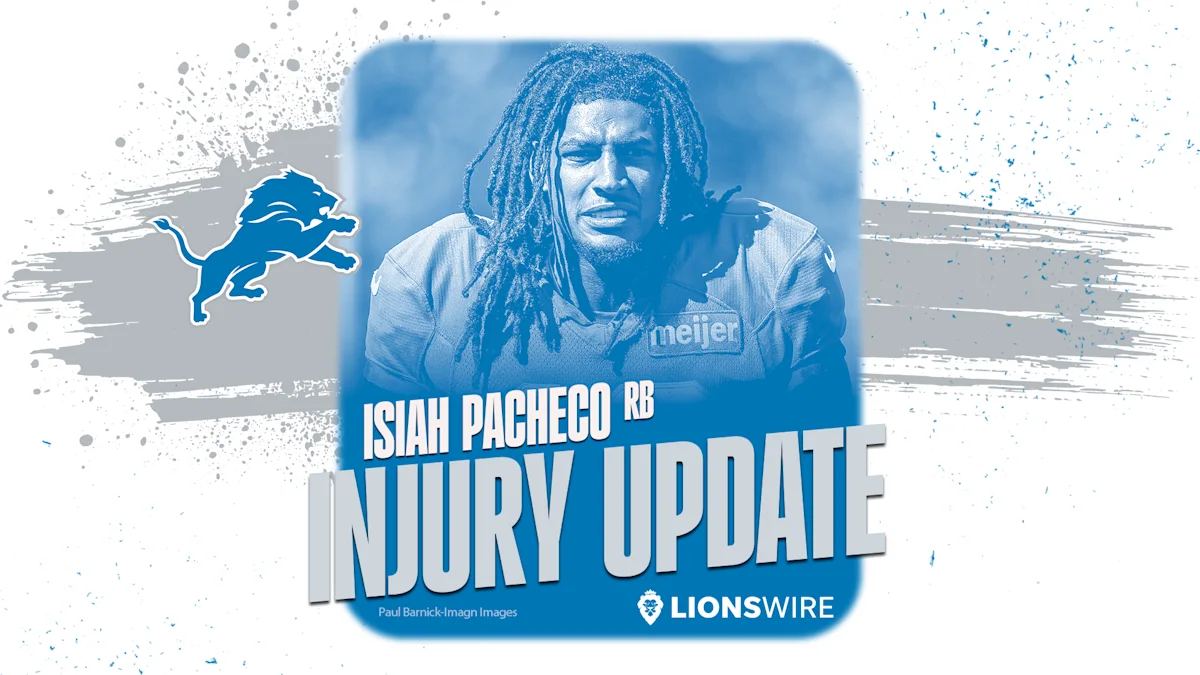 Lions provide injury update on RB Isiah Pacheco