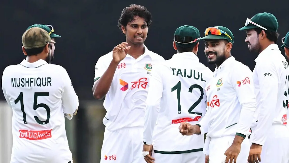 Hasan Mahmud’s career best 6-55 blows Australia away; Bangladesh take control on day 1 of Darwin Test