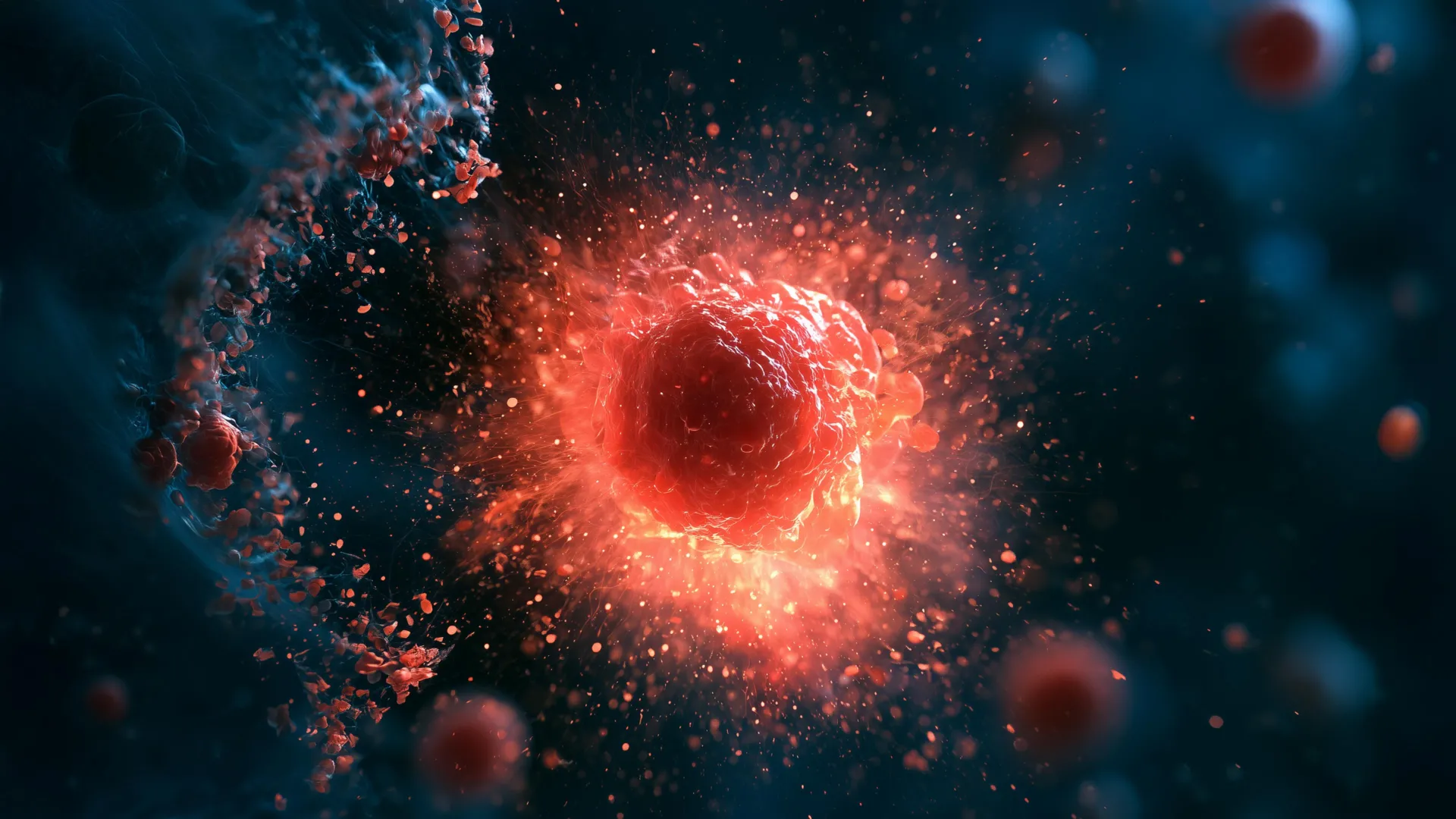 Stanford scientists discover immune cells that explode like microscopic bombs