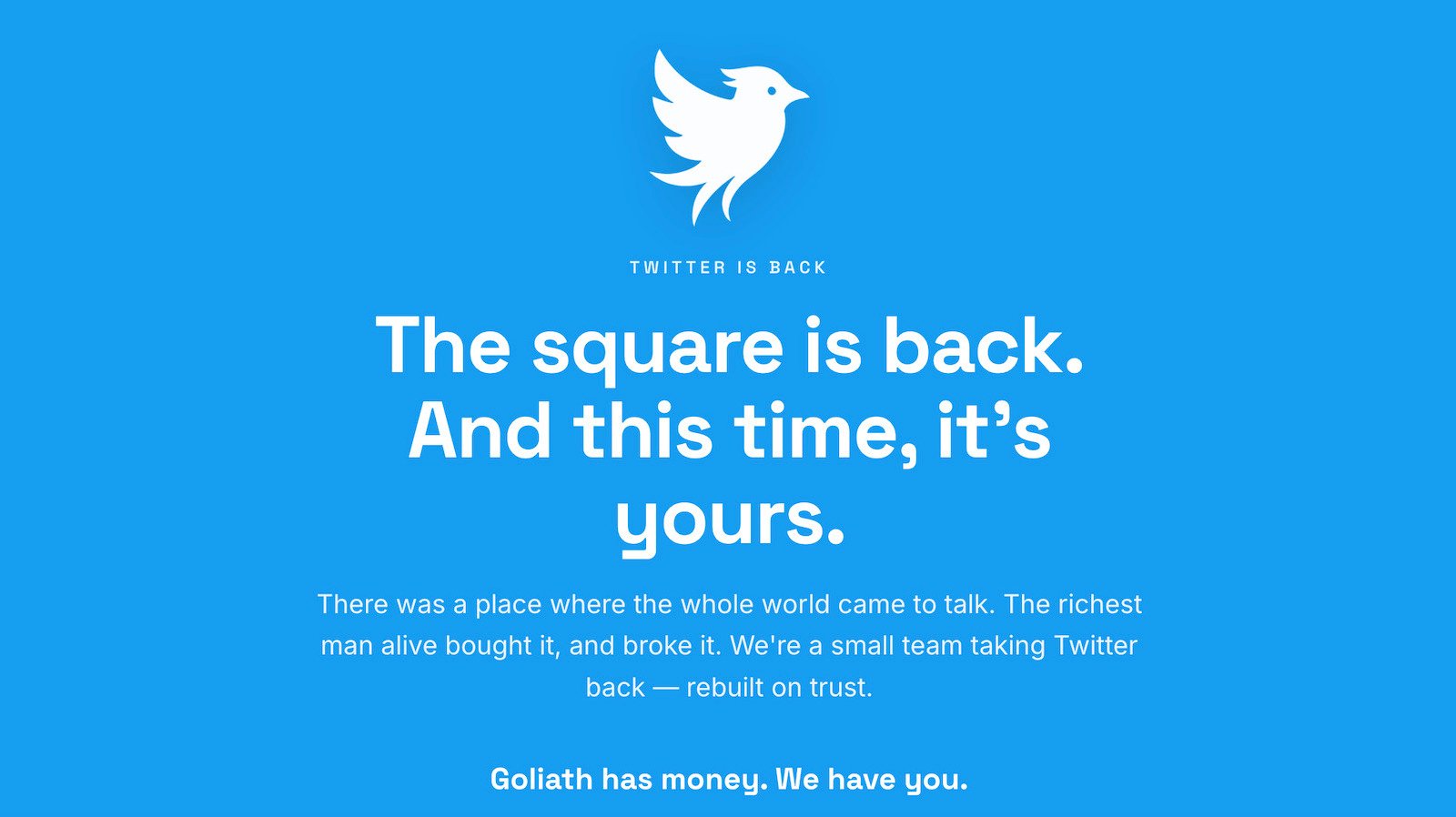 There’s A New Twitter In Town, Even Though A Judge Has Yet To Rule On A Trademark Injunction