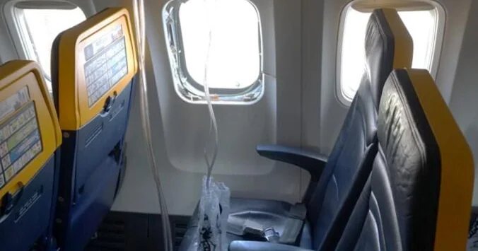 Evidence of bird strike found after Ryanair passenger nearly sucked out of plane’s broken window, NTSB says