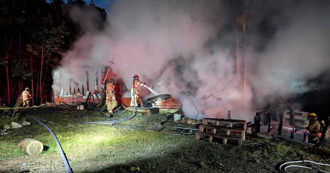 Man Flees Fire at His Home in Stolen Rescue Truck, Police Say