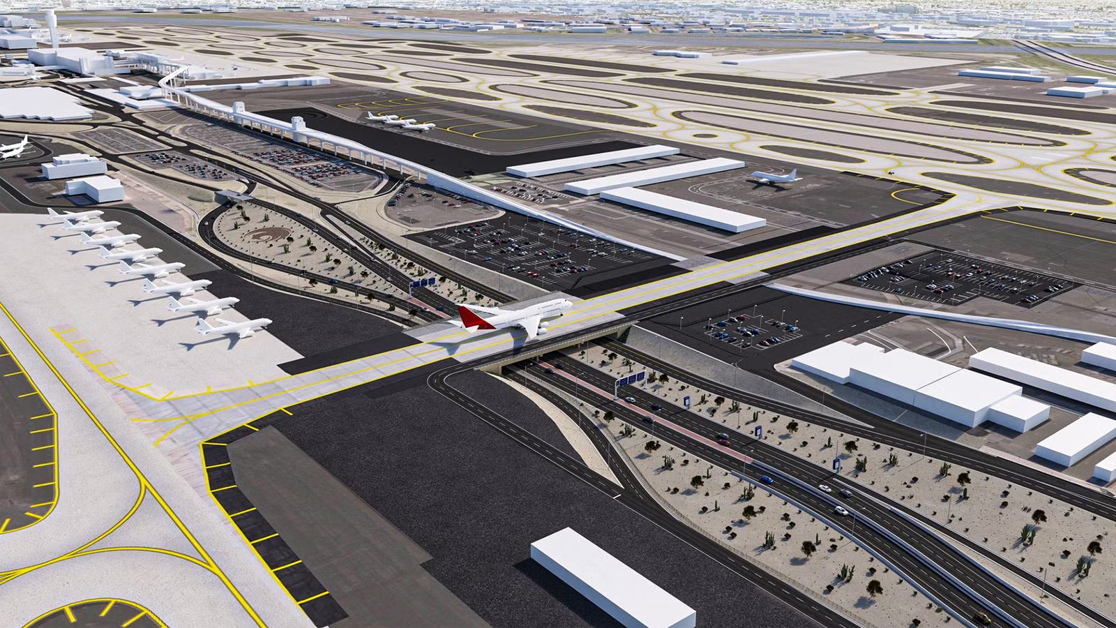 Phoenix Sky Harbor’s $332 Million Taxiway Bridge Is A Live Test Of How America Funds Airports