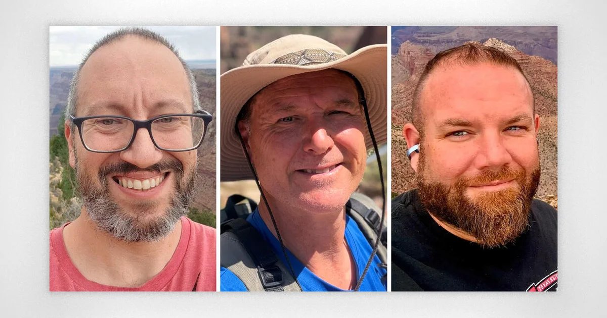 3 friends went hiking in the Grand Canyon. 1 died and 2 are were reported missing after flash floods.