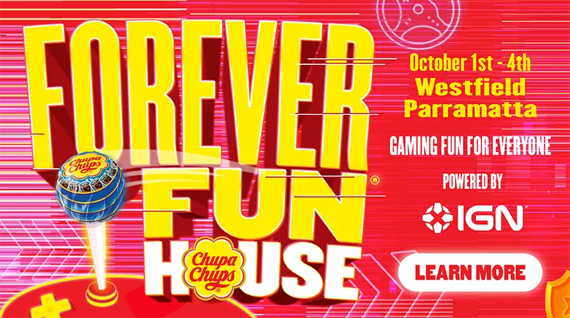 IGN Australia and Chupa Chups to Host a Retro Gaming ‘Fun House’ Activation at Westfield Parramatta This October