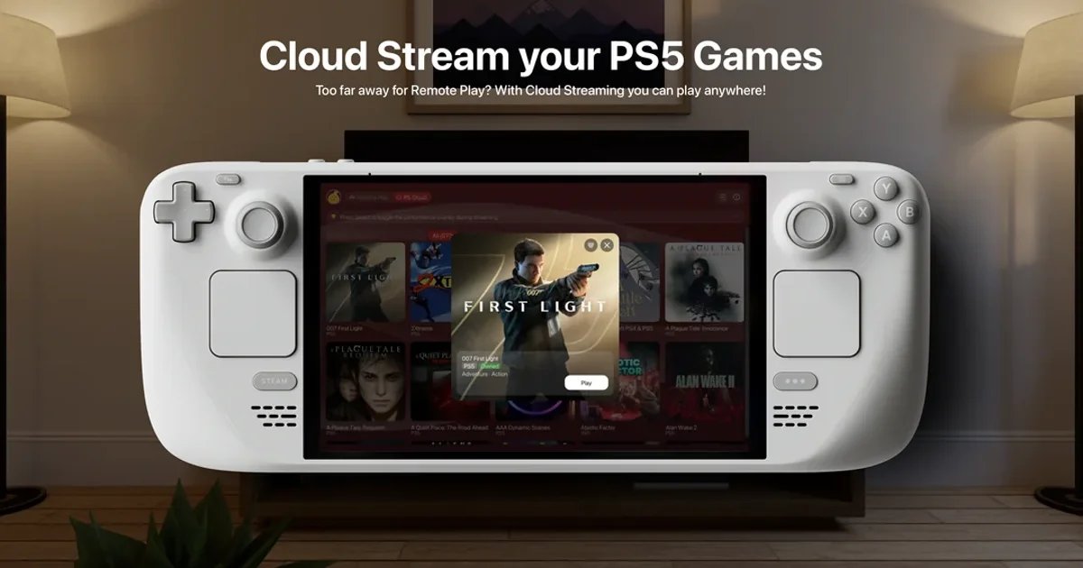 You can now stream PS Plus games to Steam Deck without owning a PS5 – and without buying a PS Portal