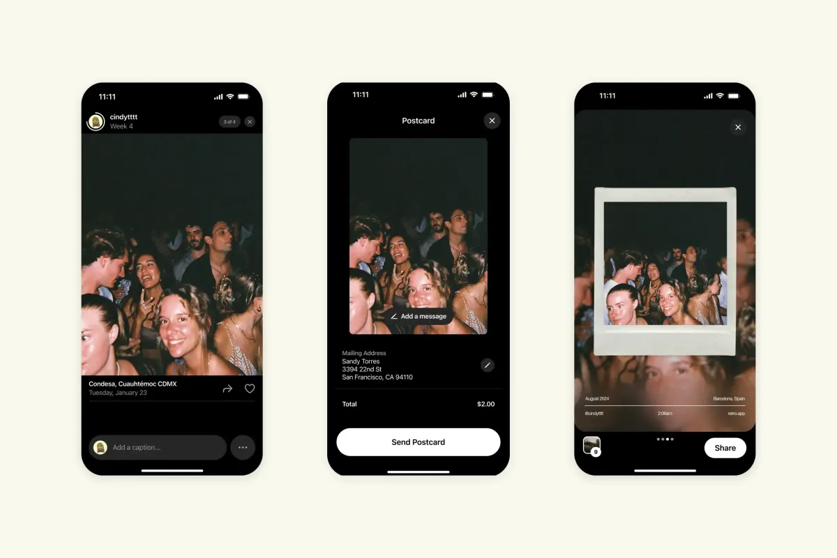 Friend-focused photo sharing app Retro snags $21M