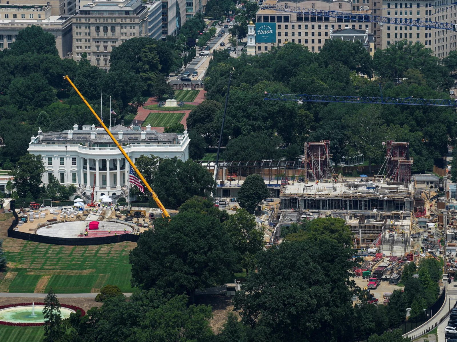 White House construction project to cost almost $1bn | Construction News