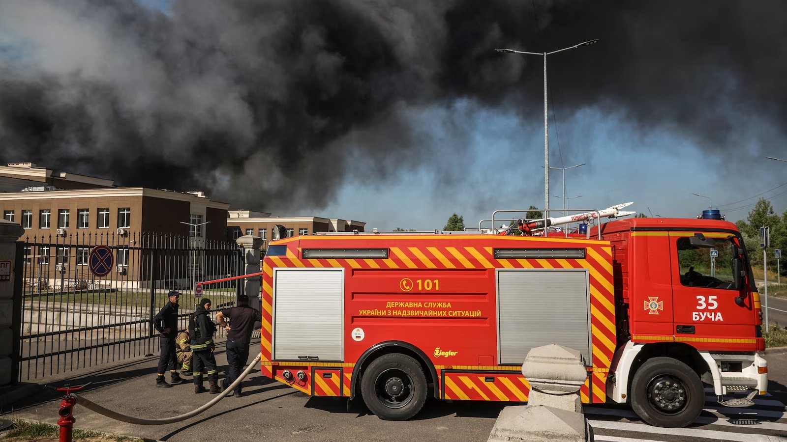 At least 27 killed in Bucha following Russian strike